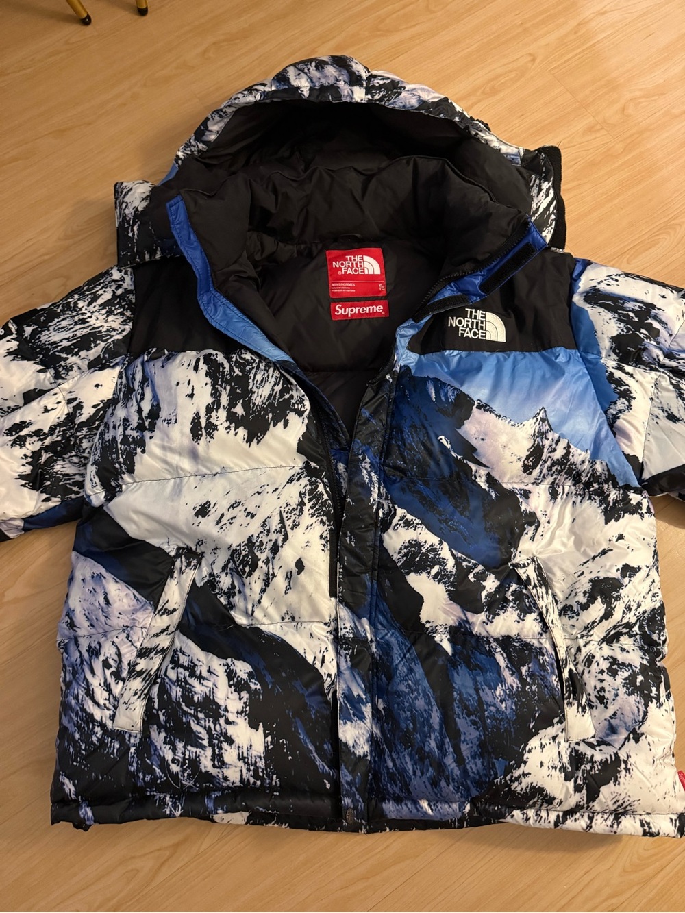 The North Face X Supreme Mountain Print Puffer Jacket